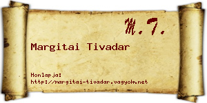 Margitai Tivadar névjegykártya