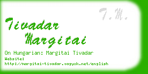 tivadar margitai business card